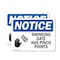 Signmission Safety Culture Sign, 14 in Width, Plastic, Rectangle OS-2PACK-NS-P-1014-L-18519 - alternate 1